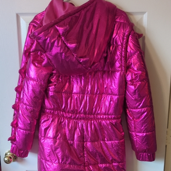 Pink Metallic Ski & Snow Jacket - Picture 7 of 8